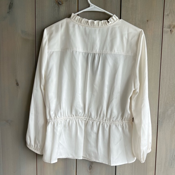 J. Crew Ruffle Blouse - Picture 2 of 3